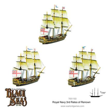 Royal Navy 3rd Rates of Renown - Schiffe - Warlord Games - 792011002