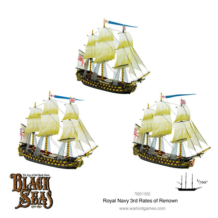 Royal Navy 3rd Rates of Renown - Schiffe - Warlord Games - 792011002