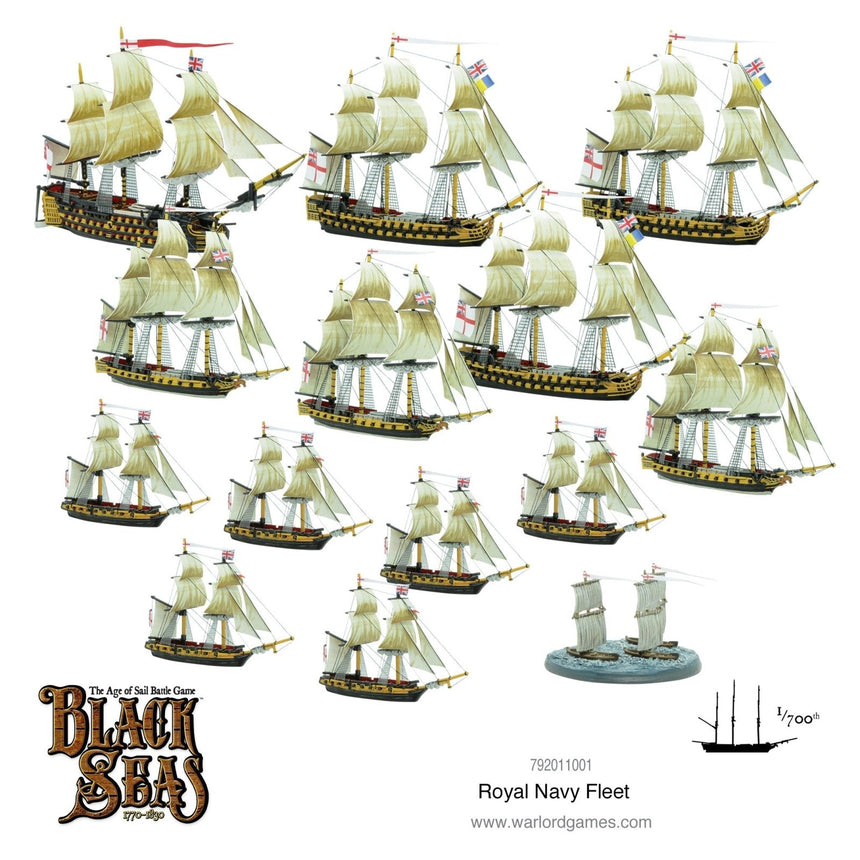 Royal Navy Fleet (1770 - 1830) - Schiffe - Warlord Games - 792011001