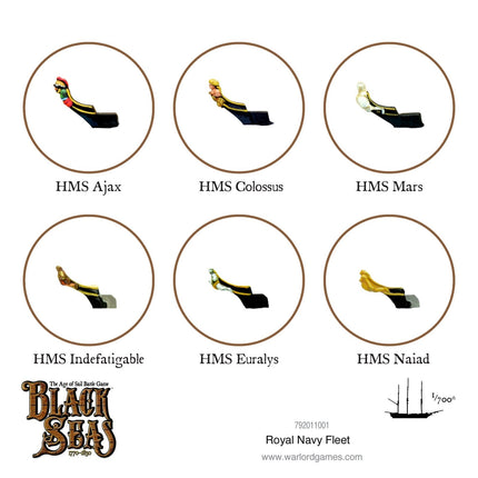 Royal Navy Fleet (1770 - 1830) - Schiffe - Warlord Games - 792011001