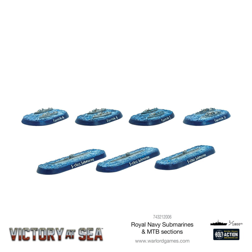 Royal Navy Submarines & MTB Sections - Schiffe - Warlord Games - 743212006