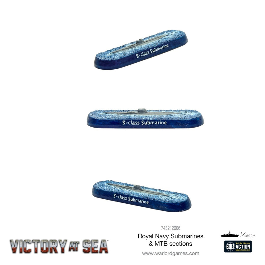 Royal Navy Submarines & MTB Sections - Schiffe - Warlord Games - 743212006