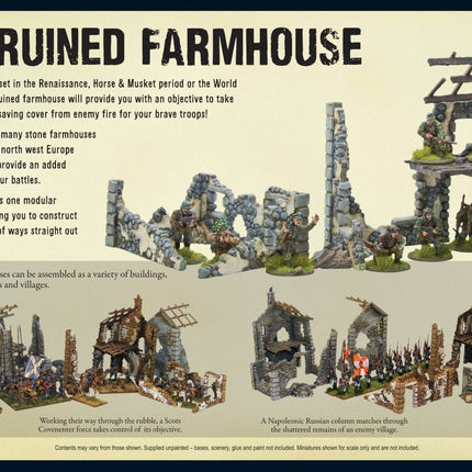 Ruined Farmhouse - Gelände - Warlord Games - 802010004