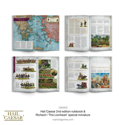 Rulebook (2nd Edition) & Richard I, The Lionheart Special Figure - Regelwerk - Warlord Games - 109930002