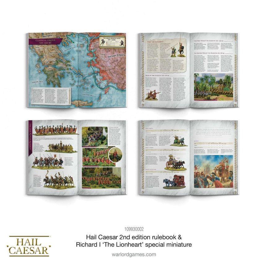 Rulebook (2nd Edition) & Richard I, The Lionheart Special Figure - Regelwerk - Warlord Games - 109930002