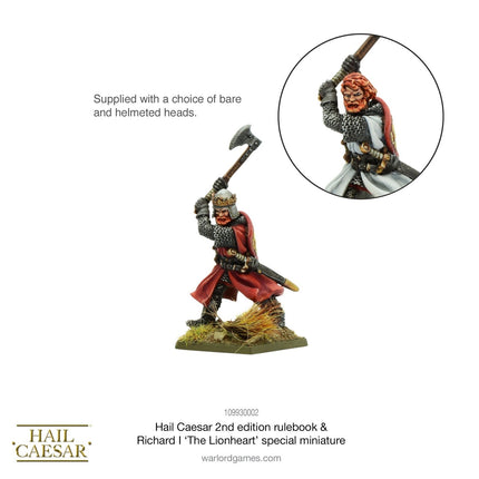 Rulebook (2nd Edition) & Richard I, The Lionheart Special Figure - Regelwerk - Warlord Games - 109930002