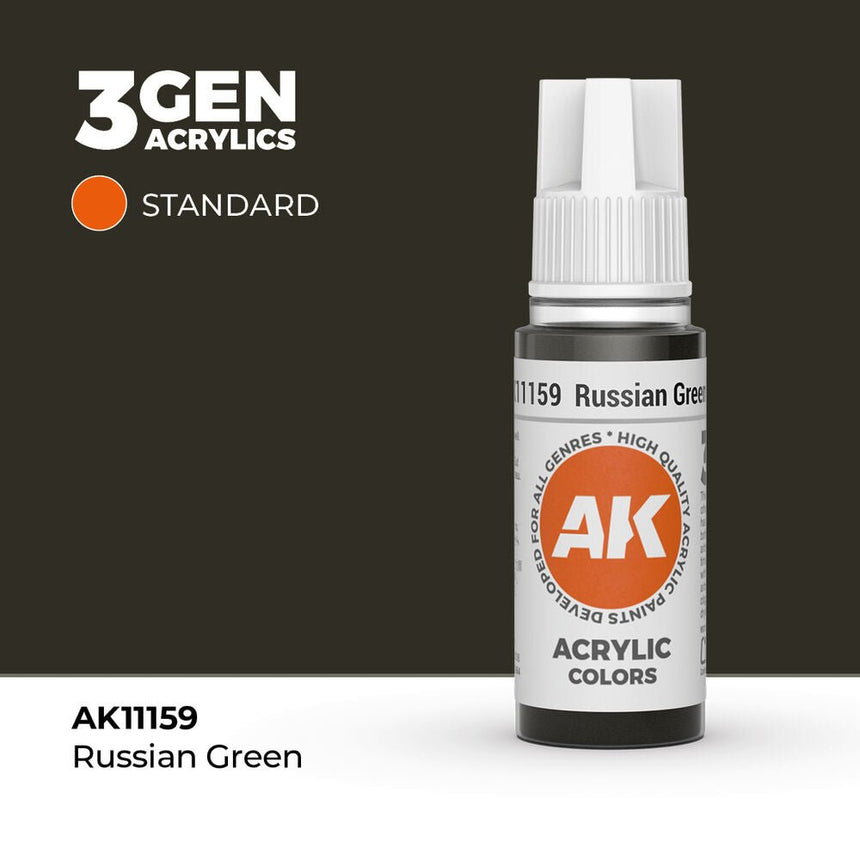 AK Interactive 3rd Generation - Russian Green 18 ml