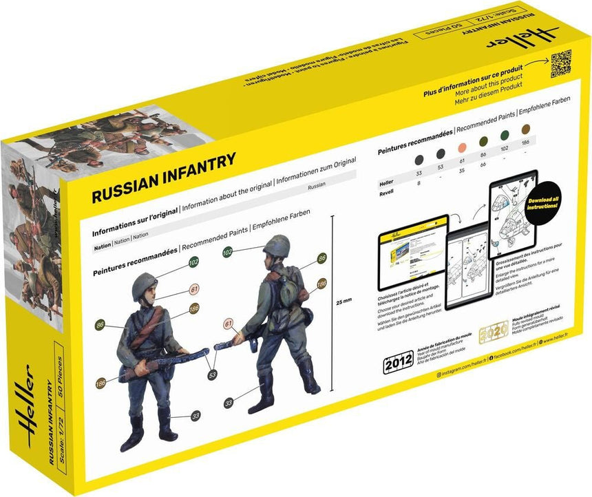 Russian Infantry - Infanterie - Heller - 49603
