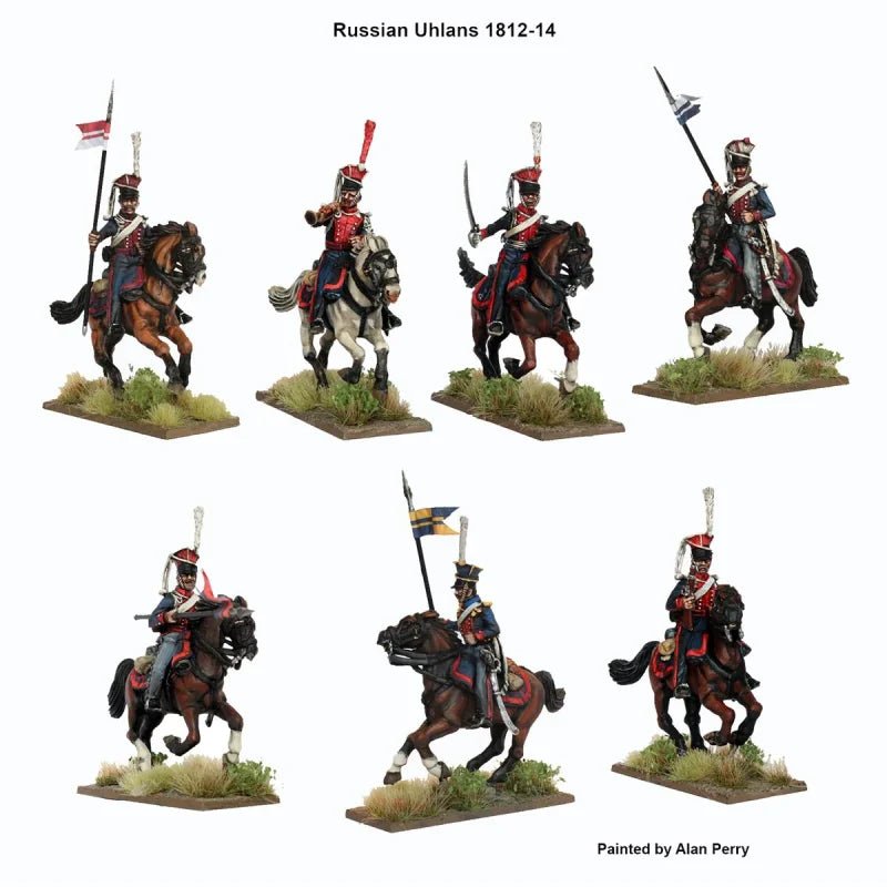 Russian Napoleonic Uhlans 1812 - 14 - Kavallerie - Perry Miniatures - RN105