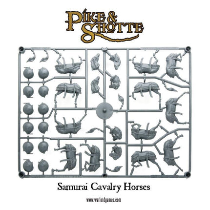 Samurai Cavalry Horses Sprue - Pferde für Samurai-Kavallerie