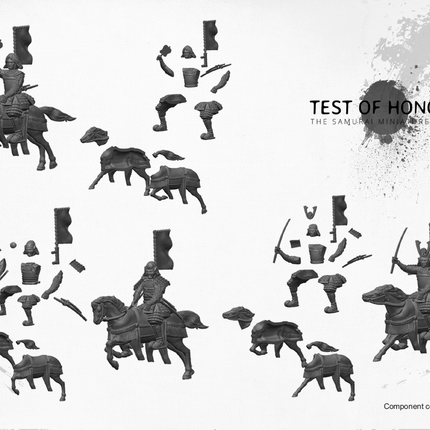Samurai Cavalry Riders Sprue
