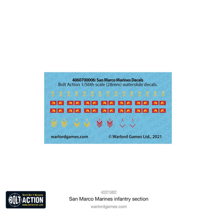 San Marco Marines Infantry Section - Infanterie - Warlord Games - 402215802