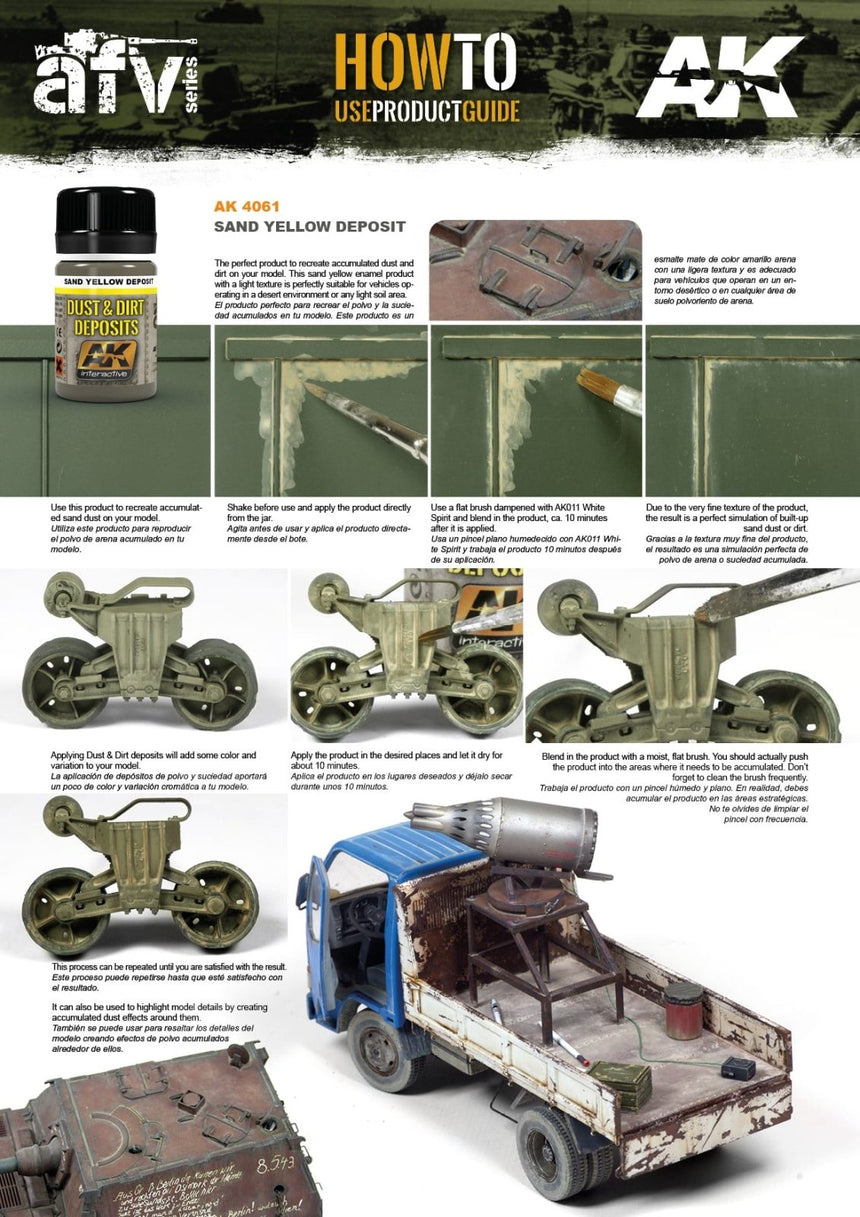 Sand Yellow Deposit AK4061 - AK Interactive