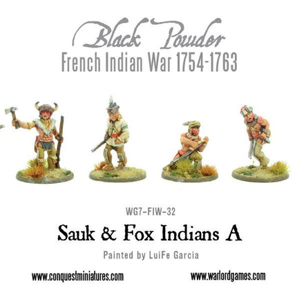 Sauk & Fox Indians A - Infanterie - Warlord Games - WG7-FIW-32