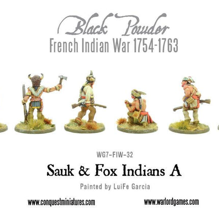 Sauk & Fox Indians A - Infanterie - Warlord Games - WG7-FIW-32