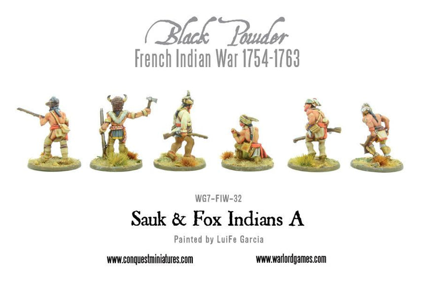 Sauk & Fox Indians A - Infanterie - Warlord Games - WG7-FIW-32
