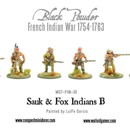 Sauk & Fox Indians B - Infanterie - Warlord Games - WG7-FIW-38