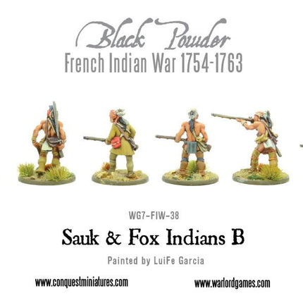 Sauk & Fox Indians B - Infanterie - Warlord Games - WG7-FIW-38