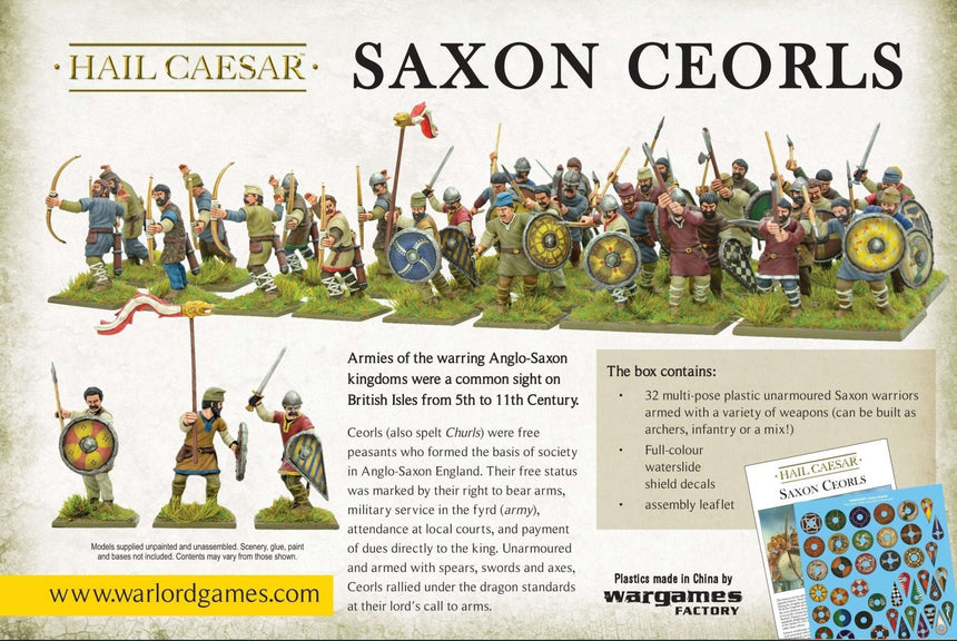 Saxon Ceorls - Infanterie - Warlord Games - 102013001