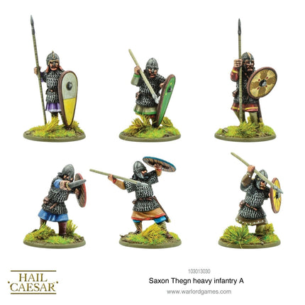 Saxon Thegn Heavy Infantry A - Infanterie - Warlord Games - 103013030