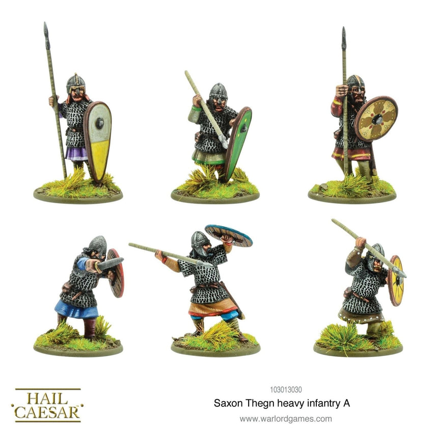 Saxon Thegn Heavy Infantry A - Infanterie - Warlord Games - 103013030