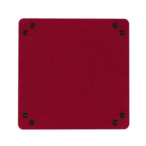 Scarlet Felt Folding Dice Tray - Zubehör - all rolled up - DTS-ARU-FDT-030