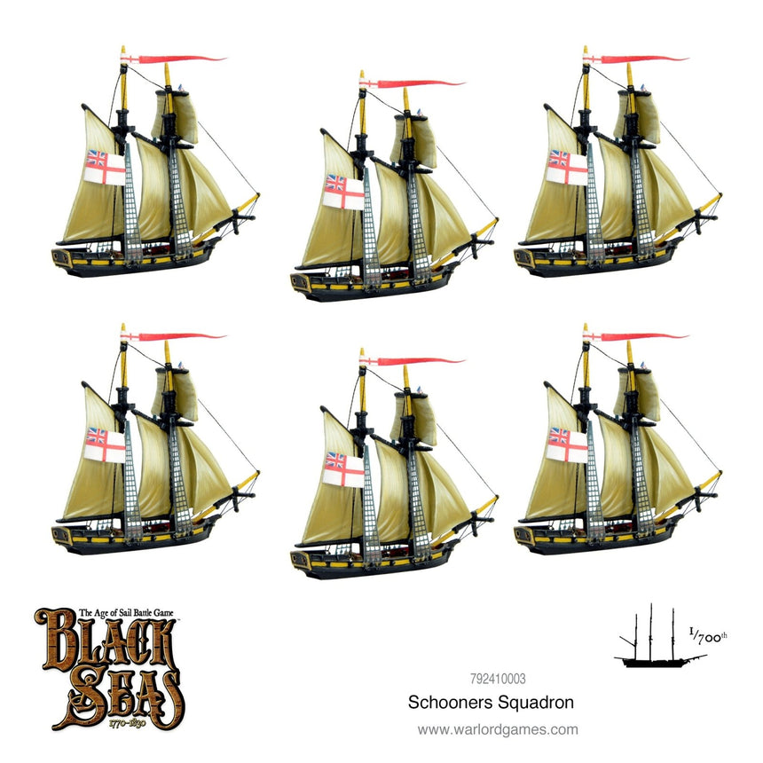 Schooners Squadron - Schiffe - Warlord Games - 792410003