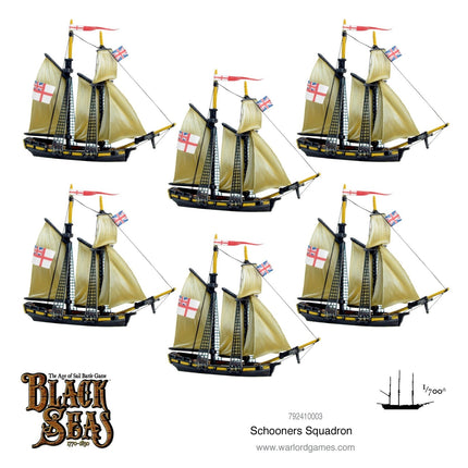 Schooners Squadron - Schiffe - Warlord Games - 792410003