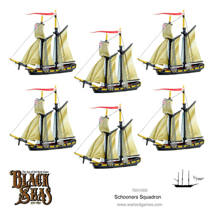 Schooners Squadron - Schiffe - Warlord Games - 792410003