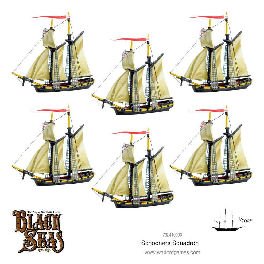 Schooners Squadron - Schiffe - Warlord Games - 792410003