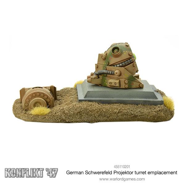 Schwerefeld Projektor Turret Emplacement - Gelände - Warlord Games - 455110201