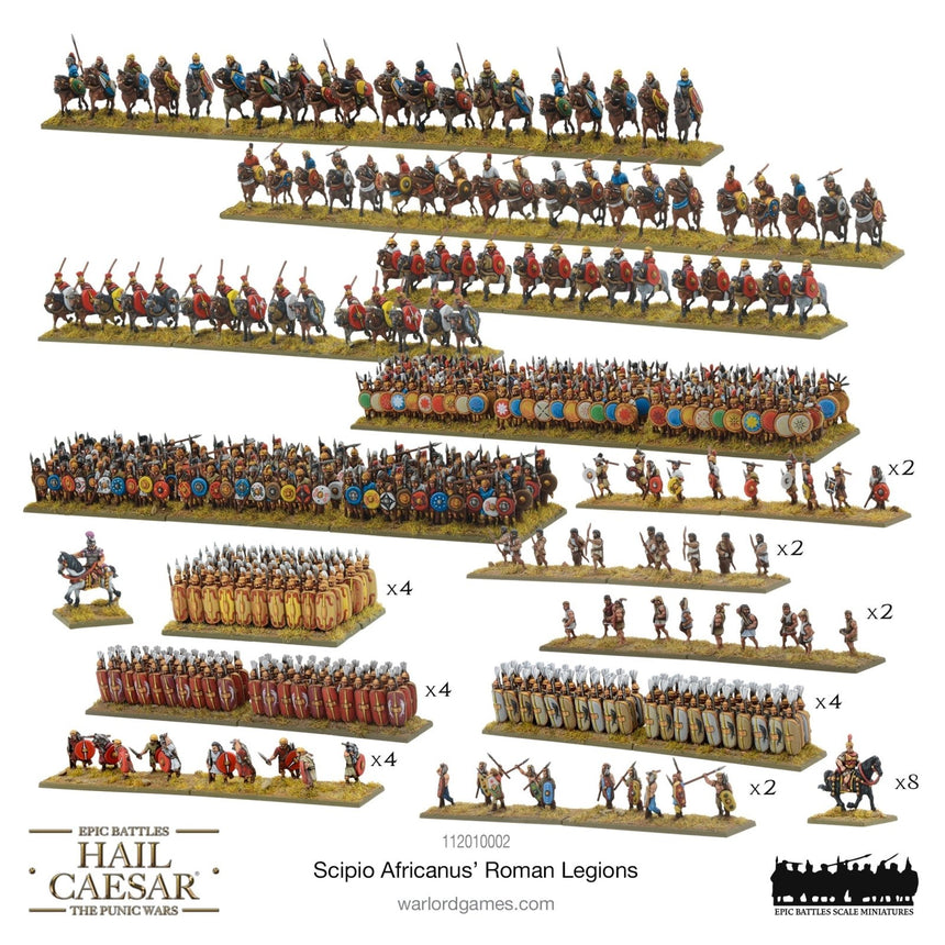 Scipio Africanus' Roman Legions - Starterarmee - Warlord Games - 112010002
