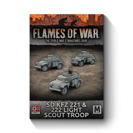 Sd Kfz 221 & 222 Light Scout Troop