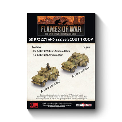 Sd Kfz 221 & 222 SS Scout Troop