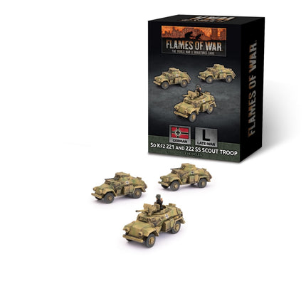 Sd Kfz 221 & 222 SS Scout Troop