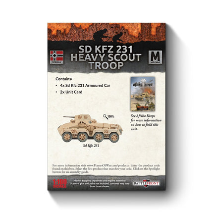 Sd Kfz 231 Heavy Scout Troop