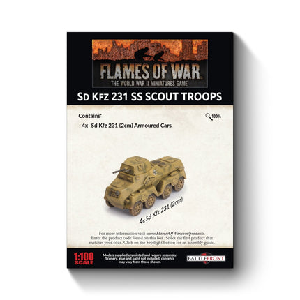 Sd Kfz 231 SS Scout Troop
