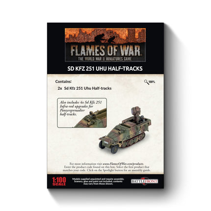 Sd Kfz 251 Uhu Half-tracks