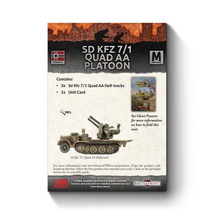 Sd Kfz 7/1 Flakvierling Platoon