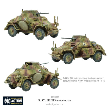 Sd.Kfz 222/223 Armoured Car - Fahrzeuge - Warlord Games - 402012029