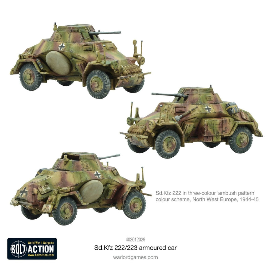 Sd.Kfz 222/223 Armoured Car - Fahrzeuge - Warlord Games - 402012029