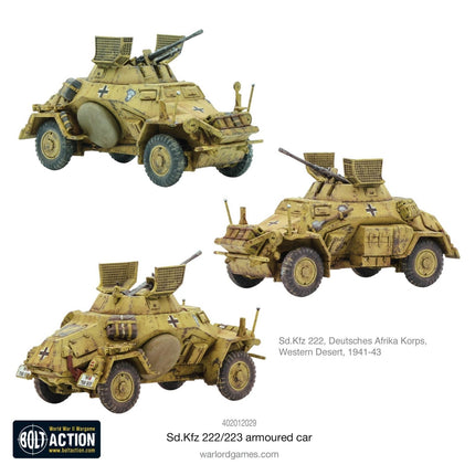 Sd.Kfz 222/223 Armoured Car - Fahrzeuge - Warlord Games - 402012029