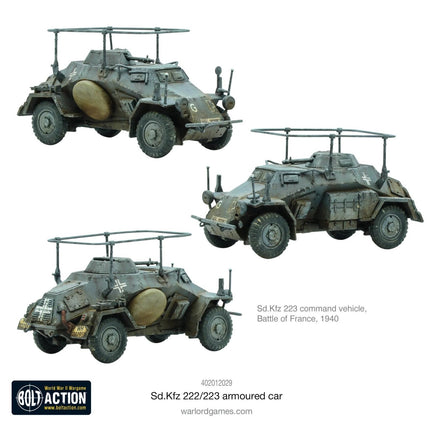 Sd.Kfz 222/223 Armoured Car - Fahrzeuge - Warlord Games - 402012029