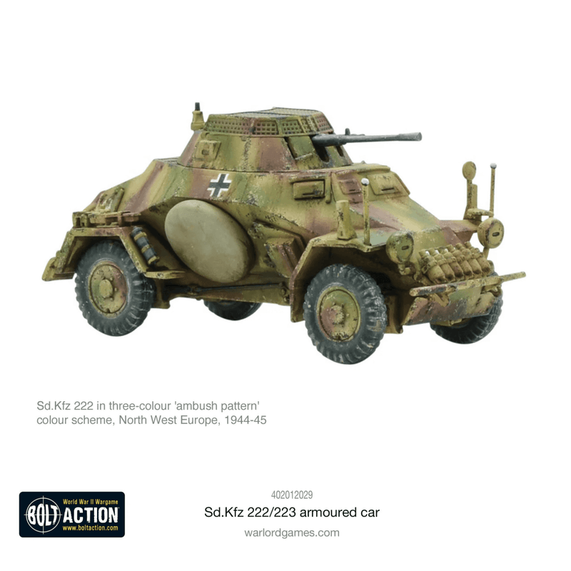Sd.Kfz 222/223 Armoured Car - Fahrzeuge - Warlord Games - 402012029