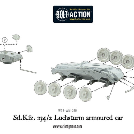 Sd.Kfz 234/2 Luchsturm armoured car
