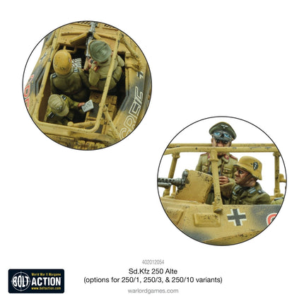 Sd.Kfz. 250 (Alte) Half - track - Fahrzeuge - Warlord Games - 402012054