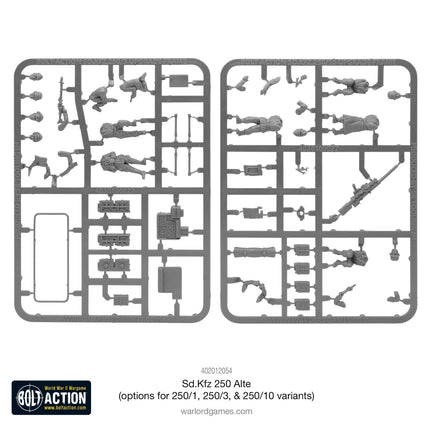 Sd.Kfz. 250 (Alte) Half - track - Fahrzeuge - Warlord Games - 402012054