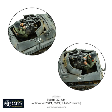 Sd.Kfz 250 Alte (Optionen für 250/1, 250/4 & 250/7) - Fahrzeuge - Warlord Games - 402012053