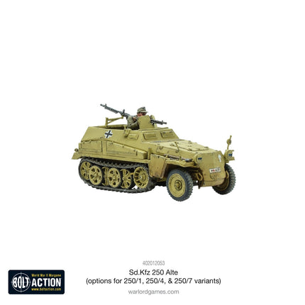 Sd.Kfz 250 Alte (Optionen für 250/1, 250/4 & 250/7) - Fahrzeuge - Warlord Games - 402012053