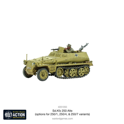 Sd.Kfz 250 Alte (Optionen für 250/1, 250/4 & 250/7) - Fahrzeuge - Warlord Games - 402012053